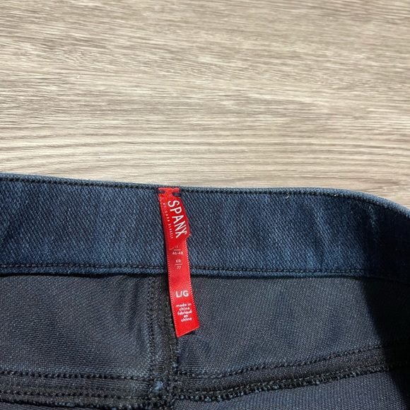 Spanx Jean Ish Ankle Leggings Twilight Rinse Size Large - Picture 3 of 5